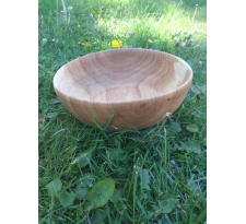 Miska wykonana z drewna dębowego