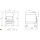 Balia ogrodowa z piecem HOT-TUB (bania)