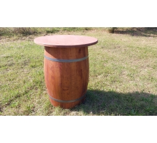 Stół - beczka olchowa o wysokości 80 cm