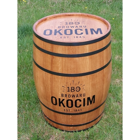 Stół - beczka dębowa o wysokości 90 cm