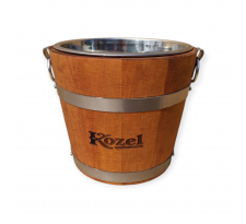 Cooler do lodu z wkładem metalowym i z logiem