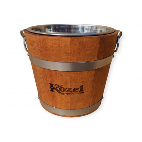 Cooler do lodu z wkładem metalowym i z logiem