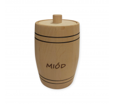Beczułka na miód, sól, z logiem