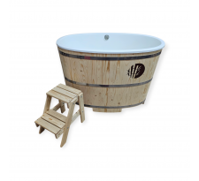 Balia dwuosobowa do schładzania i morsowania, świerk skandynawski,